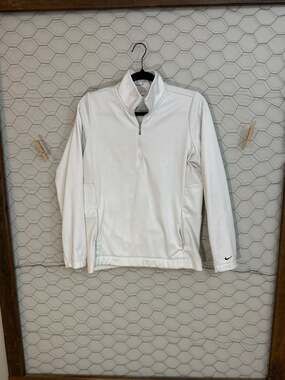 Nike Women's Dri-FIT Stretch 1/2-Zip Cover-Up.